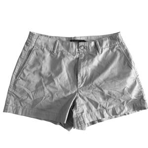 Polo Ralph Lauren Womens Light Blue Cotton Twill Chino Shorts Size 6 Preppy